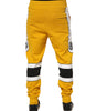 Dolce & Gabbana Yellow Cotton Logo Jogger Sweatpants Pants