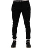 Dolce & Gabbana Black Cotton Men Jogger Sweatpants Pants