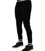Dolce & Gabbana Black Cotton Men Jogger Sweatpants Pants