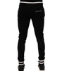 Dolce & Gabbana Black Cotton Men Jogger Sweatpants Pants