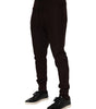 Dolce & Gabbana Brown Cashmere Men Jogger Sweatpants Pants