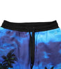 Dolce & Gabbana Blue Hawaiian Print Jogger Sweatpants Pants