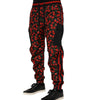 Dolce & Gabbana Black Red Cherry Print Men Sweatpants Pants