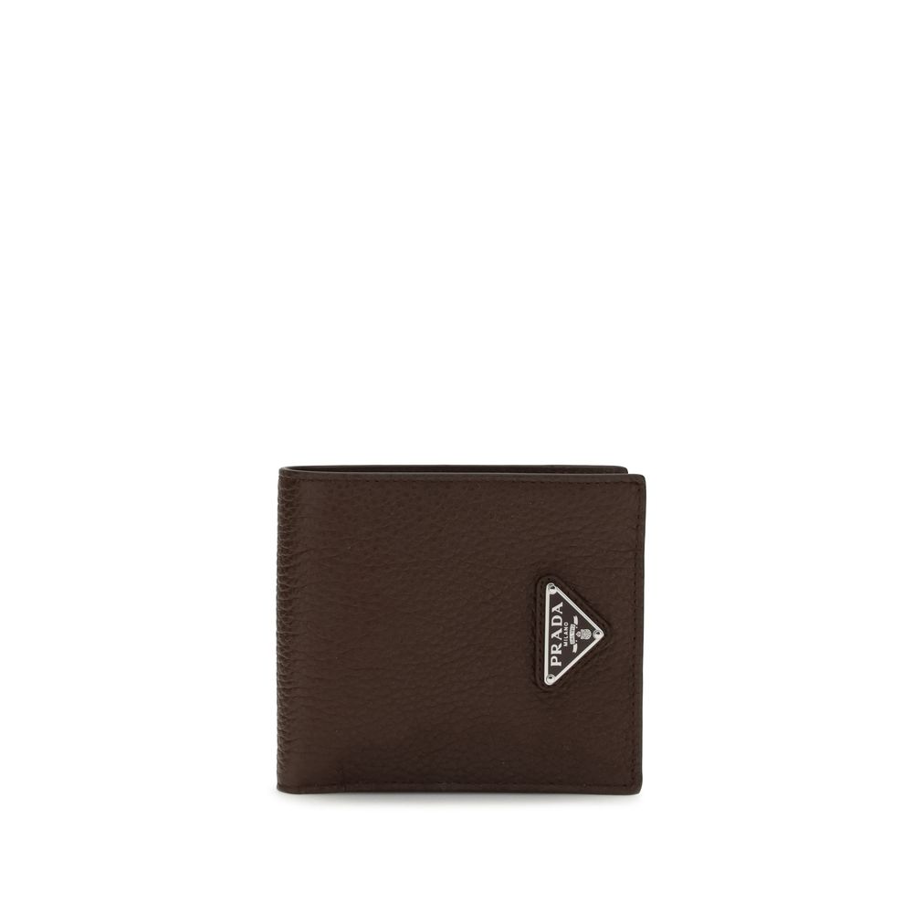 Portefeuille à deux volets Prada