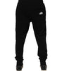Dolce & Gabbana Black Cotton Crown Jogger Sweatpants Pants