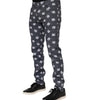 Dolce & Gabbana Dark Gray Logo Cotton Skinny Slim Denim Jeans
