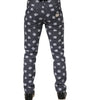 Dolce & Gabbana Dark Gray Logo Cotton Skinny Slim Denim Jeans