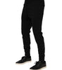 Dolce & Gabbana Black Cotton Men Jogger Sweatpants Pants