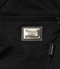 Dolce & Gabbana Black Viscose Drawstring Men Jogger Pants