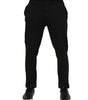 Dolce & Gabbana Dark Gray Viscose Dress Men Pants