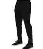 Dolce & Gabbana Dark Gray Viscose Dress Men Pants