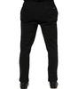 Dolce & Gabbana Dark Gray Viscose Dress Men Pants