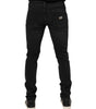 Dolce & Gabbana Black Washed Cotton Skinny Denim Jeans