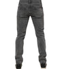 Dolce & Gabbana Gray Cotton Logo Plaque Denim Jeans