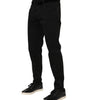Dolce & Gabbana Black Cotton GOLD Skinny Denim Jeans