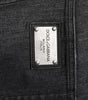 Dolce & Gabbana Gray Washed Cotton Loose Denim Jeans