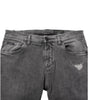Dolce & Gabbana Gray Cotton Logo Plaque Men Denim Jeans