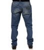 Dolce & Gabbana Blue Washed Cotton Logo Plaque Denim Jeans