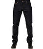 Dolce & Gabbana Dark Blue Cotton Logo Plaque Men Denim Jeans