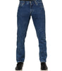 Dolce & Gabbana Blue Cotton Logo Plaque Denim Jeans