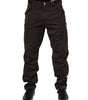 Dolce & Gabbana Brown Cotton Cargo Casual Pants
