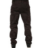 Dolce & Gabbana Brown Cotton Cargo Casual Pants