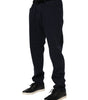 Dolce & Gabbana Black Cotton Tapered Denim Jeans