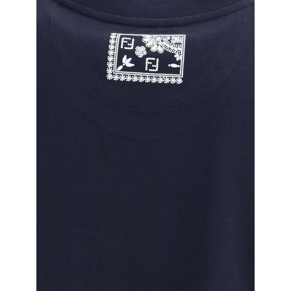 T-shirt Fendi avec poche imprimée bandana