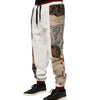 Dolce & Gabbana White Patchwork Jogger Pants