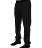 Dolce & Gabbana Black Wool Formal Dress Pants