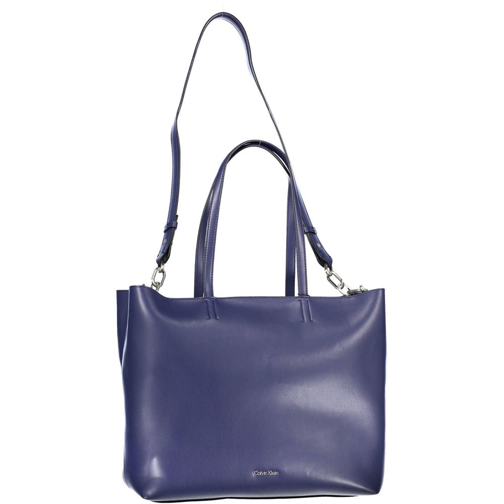 Calvin Klein Blue Polyethylene Handbag