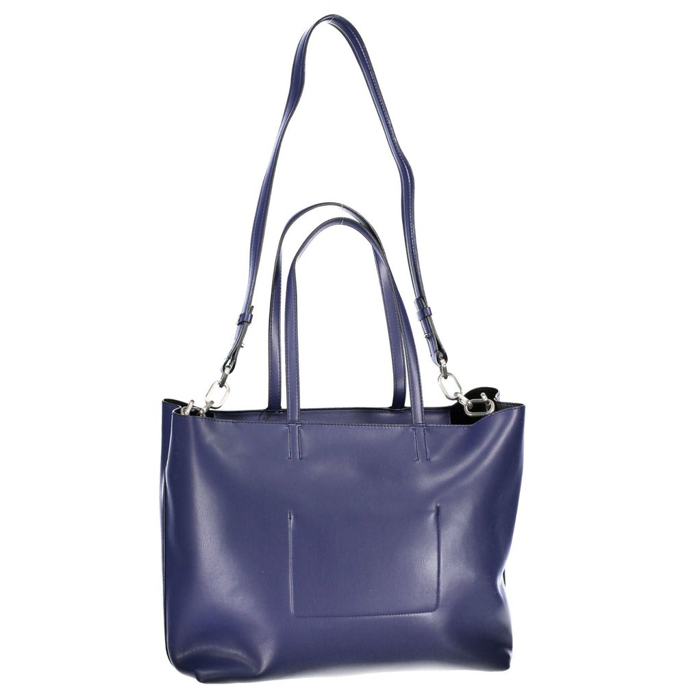 Calvin Klein Blue Polyethylene Handbag