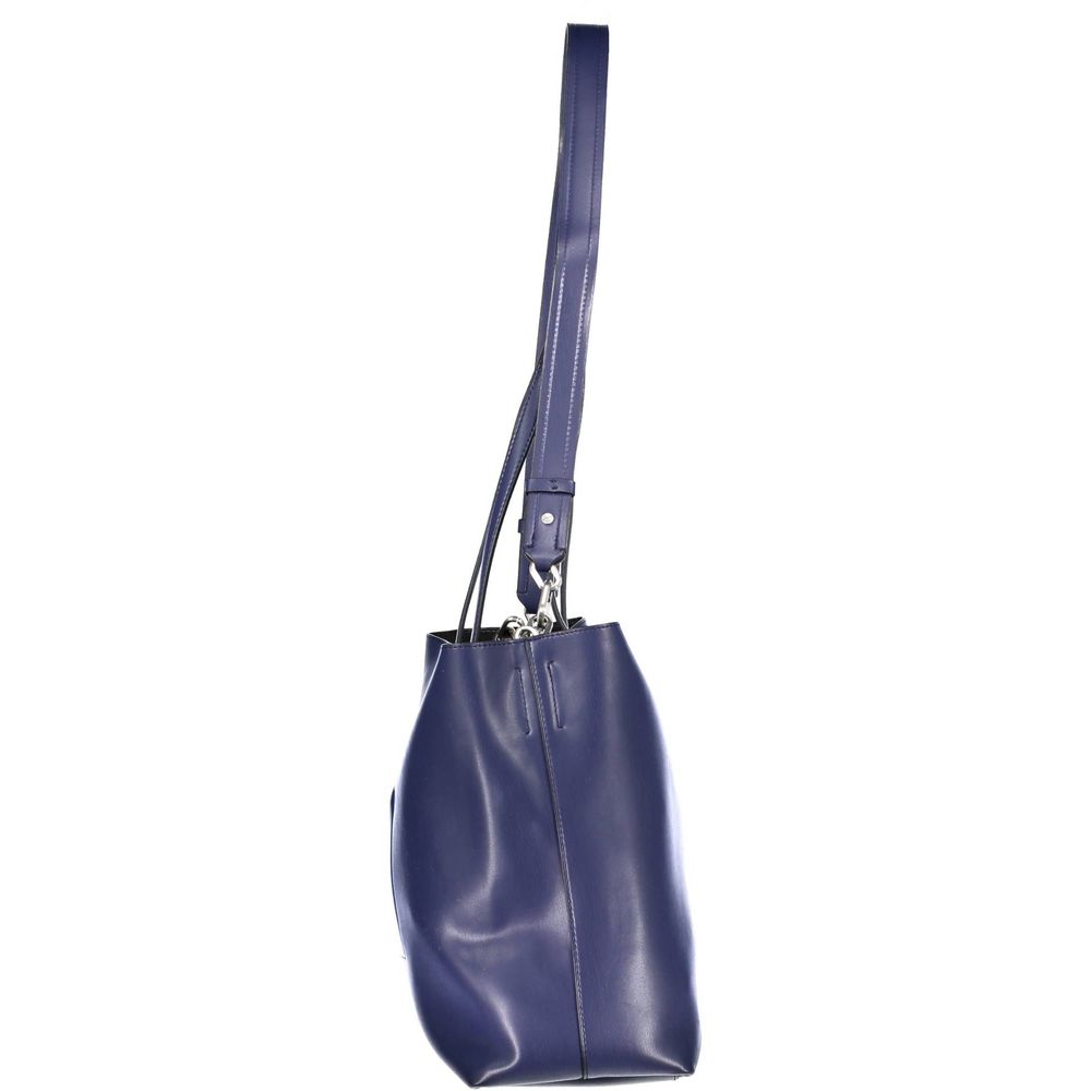 Calvin Klein Blue Polyethylene Handbag