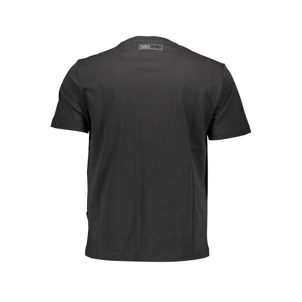 T-shirt en coton noir Plein Sport