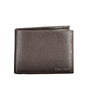 Portefeuille en cuir marron Calvin Klein