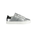 Baskets en coton gris Calvin Klein