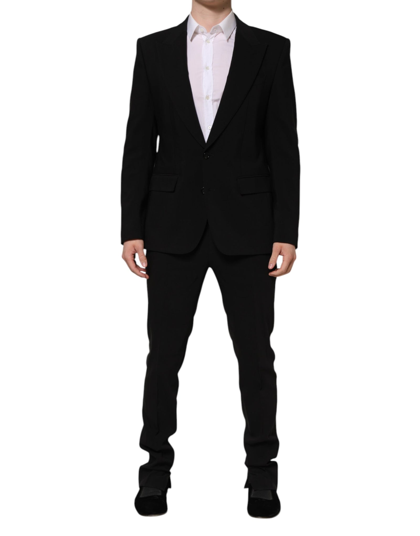 Dolce &amp; Gabbana Black MARTINI Single Breasted 2 Piece Suit
