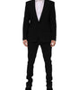 Costume 2 pièces droit noir MARTINI de Dolce &amp; Gabbana