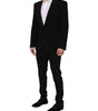 Costume 2 pièces droit noir MARTINI de Dolce &amp; Gabbana