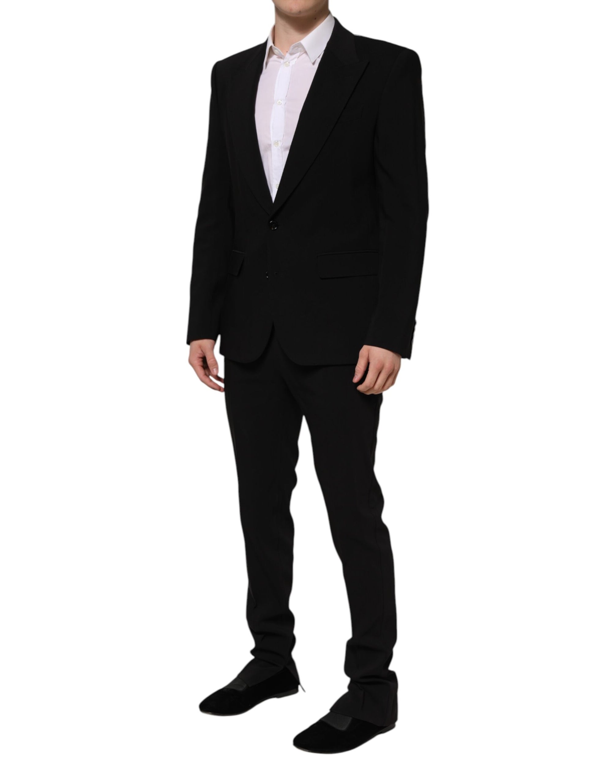 Costume 2 pièces droit noir MARTINI de Dolce &amp; Gabbana