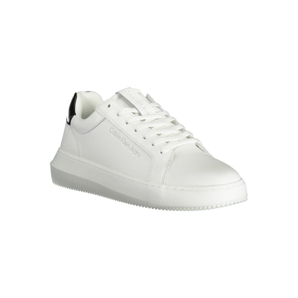 Calvin Klein White Polyester Sneaker