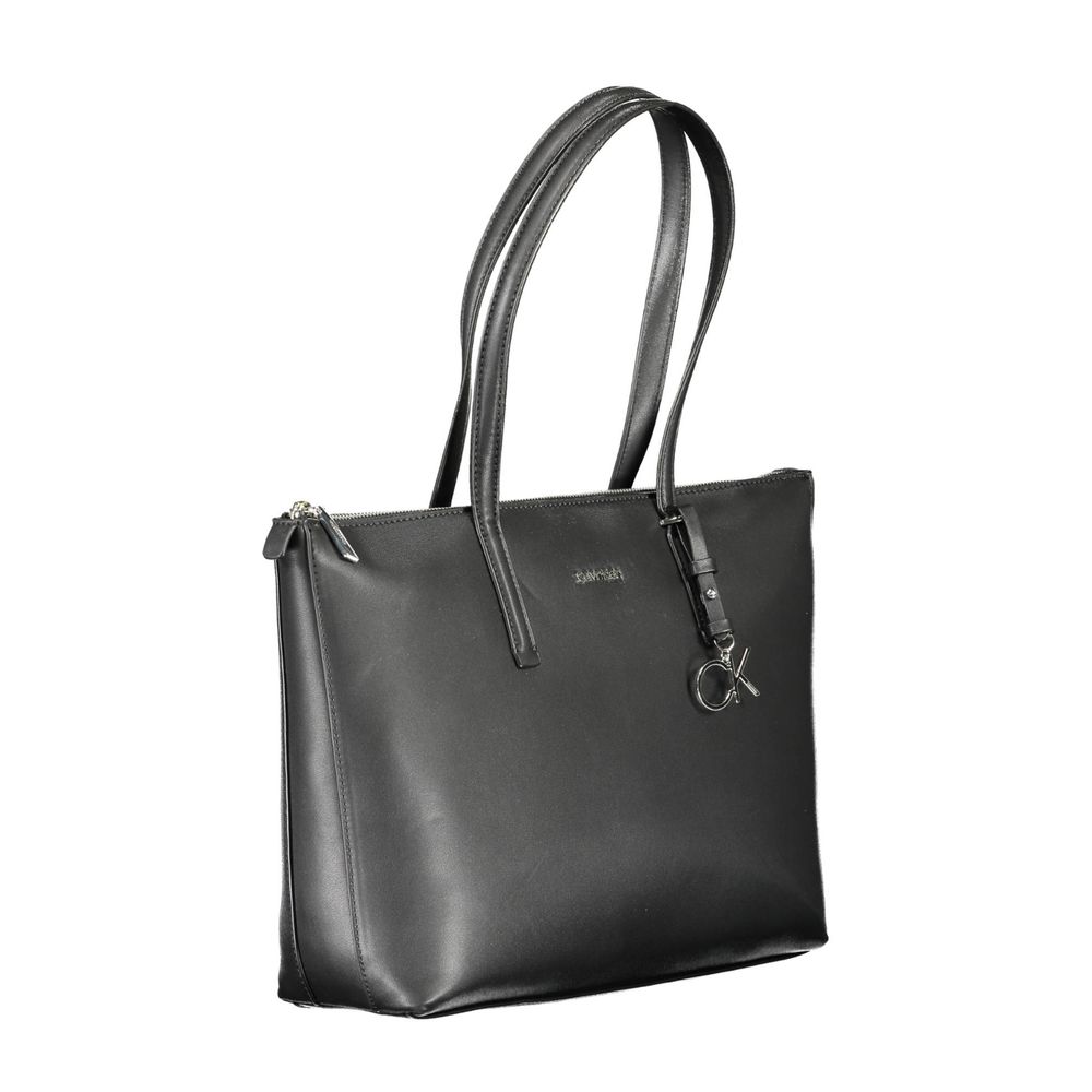 Calvin Klein Black Polyester Handbag