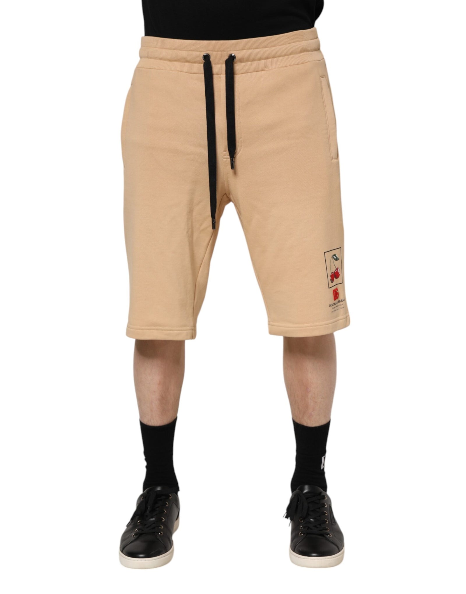 Bermuda en coton jaune Dolce &amp; Gabbana pour homme
