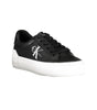 Baskets noires en polyester Calvin Klein