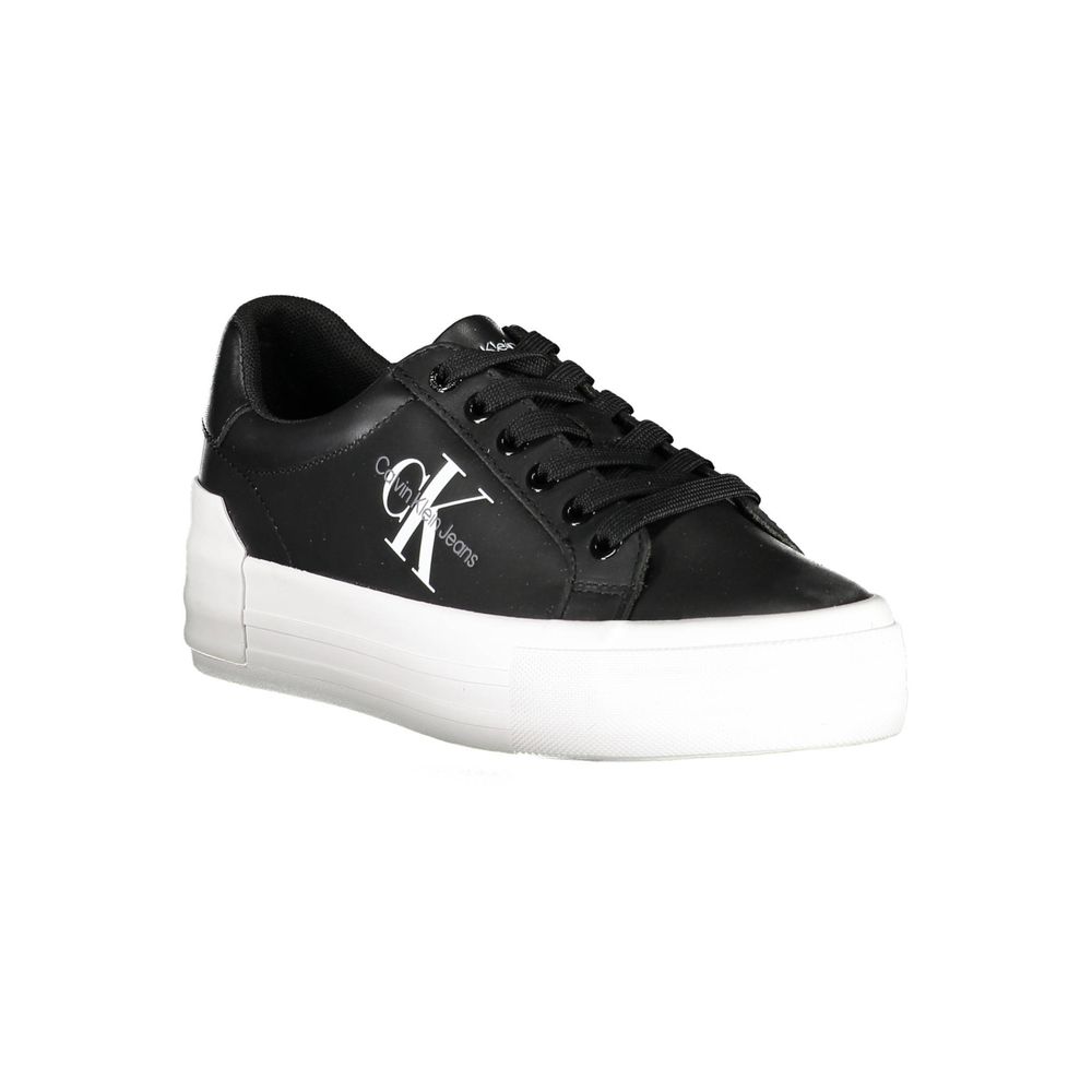Baskets noires en polyester Calvin Klein