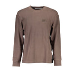 Pull en coton marron Calvin Klein