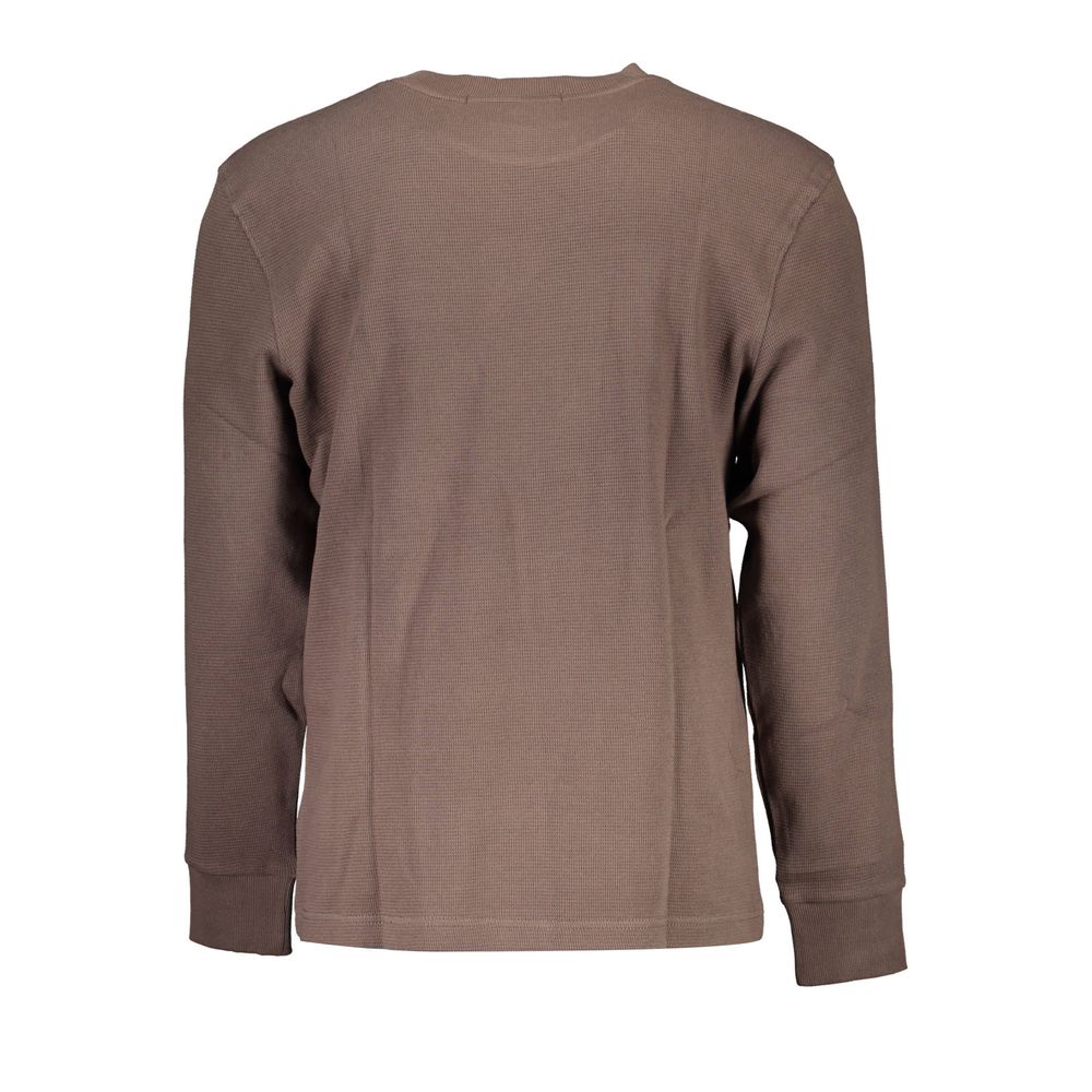 Pull en coton marron Calvin Klein