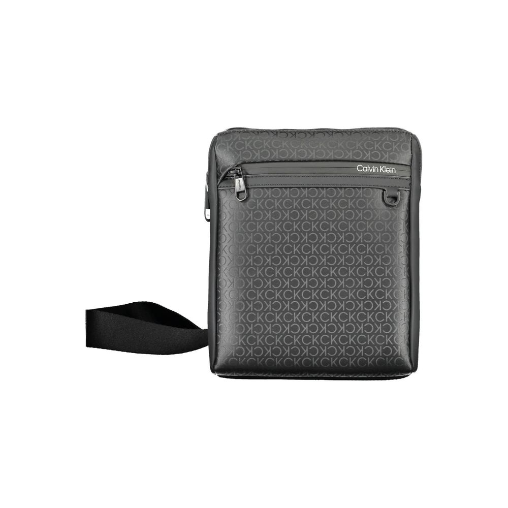 Bolso de hombro Calvin Klein de poliéster negro