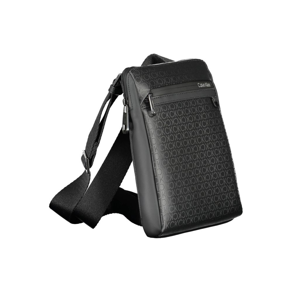 Sac à bandoulière en polyester noir Calvin Klein