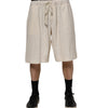 Bermuda en coton ivoire Dolce &amp; Gabbana pour homme